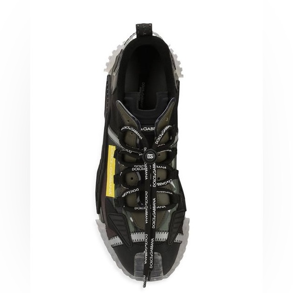 Dolce&Gabbana - NS1 Low-Top Sneakers - Nero Argento Size 9 (42 European) - Picture 3 of 8